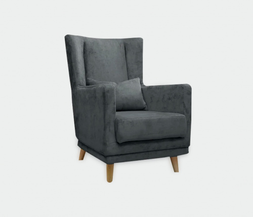 Кресло интерьерное серый