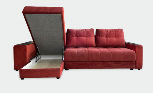 Угловой диван-кровать Прадо левый терракотовый фото 5