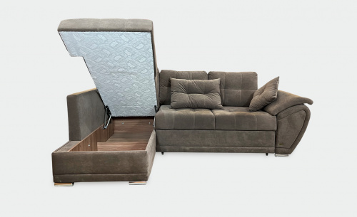 Угловой диван-кровать Айден коричневый фото 3