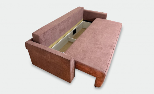 Прямой диван-кровать Марсель розовый фото 3